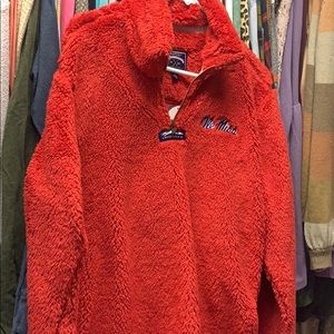 Lauren James ole miss red Sherpa